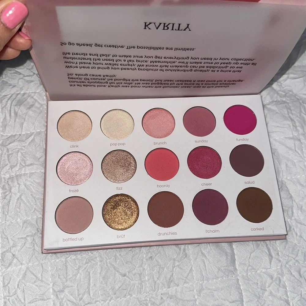 Karity matte & shimmer palette rose all day